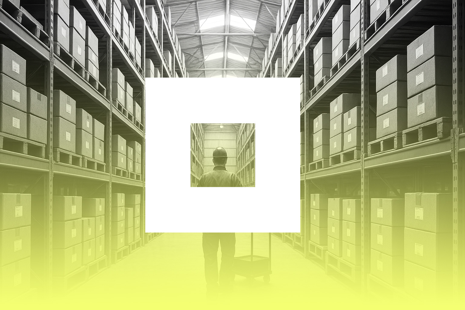 Operatore logistico durante il picking in magazzino, esempio del ruolo strategico del magazzino nella supply chain e logistica integrata